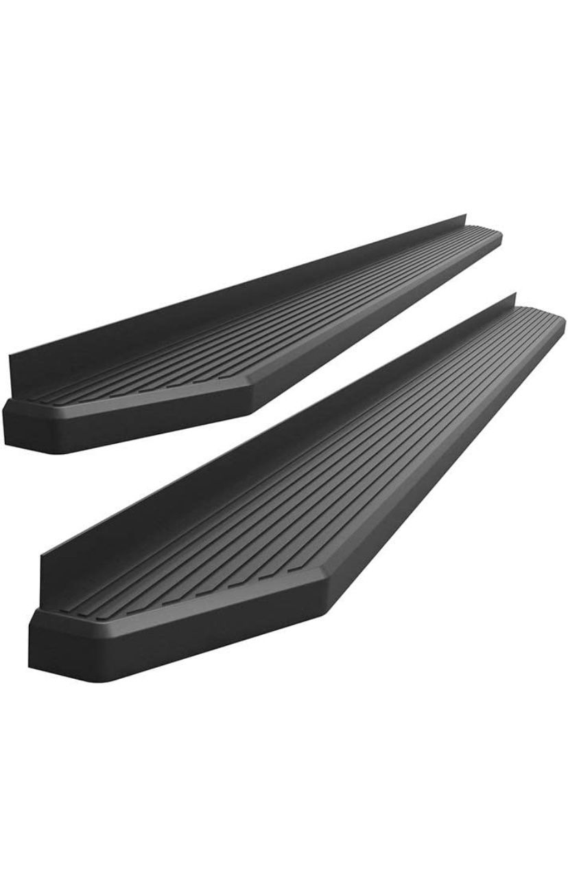 iBoard Black Running Boards Style Fit 05-22 Toyota Tacoma Double Cab Crew Cab