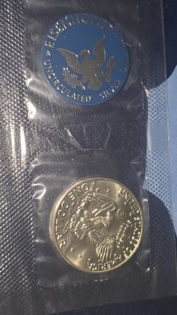 1974 s Eisenhower Silver Dollar 40% Silver1974 S