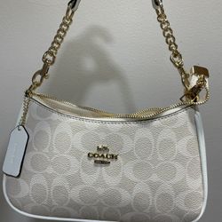 Coach White Bag