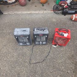 3 Electric Space Heaters