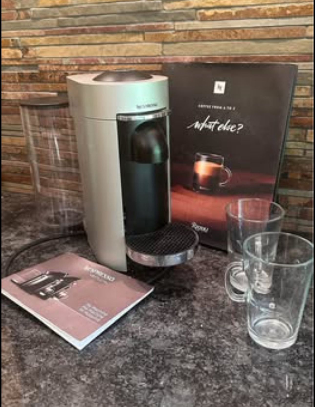 Nespressdo Vertuo Plus Coffee and Espresso Maker Machine with 60oz Reservoir
