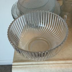 Heavy Glass Bowl 