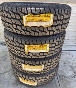 LT275/70R18 Groundspeed A/T Set Of 4 New Tires