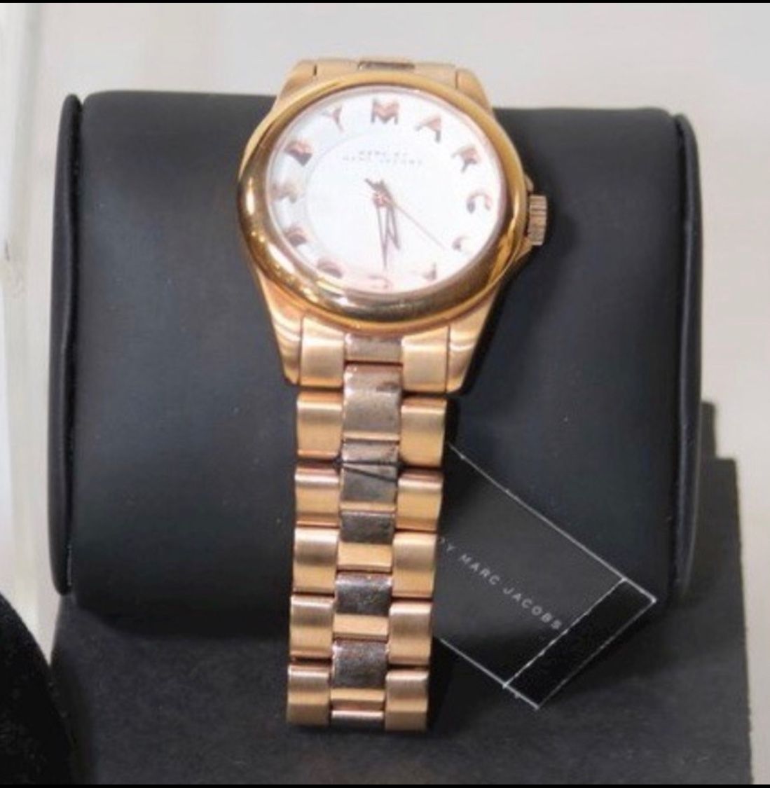 MARC BY MARC JACOBS NWT ROSE GOLD WATCH IOB MARC BY MARC JACOBS HENRY ROSE GOLD STAINLESS STEEL,CHRONO  main image 2