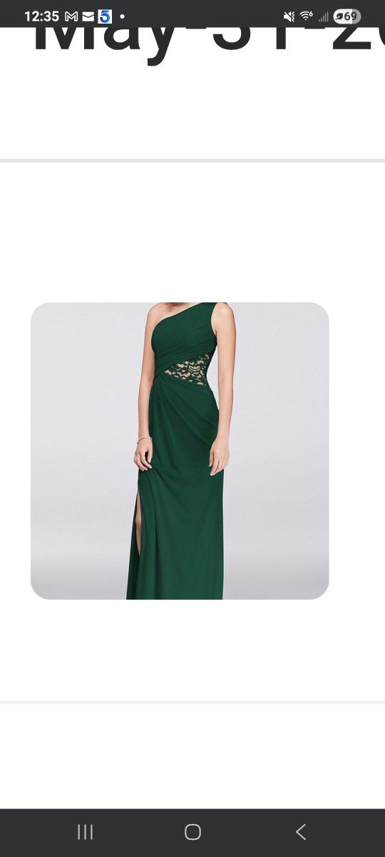 David's Bridal Size 2 Bridesmaid Prom Formal