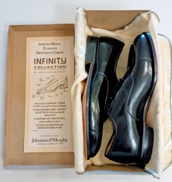 Johnston & Murphy Hyewon Park II Black Polished 024-08635 Size 8.5
