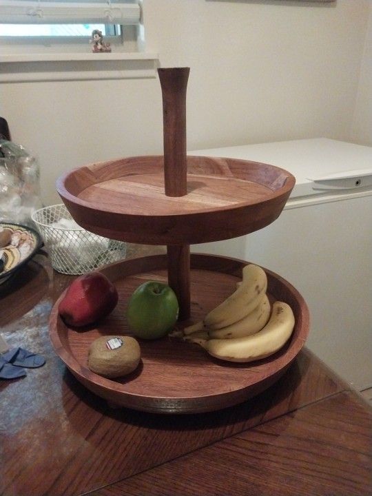 Wooden Fruit Plates