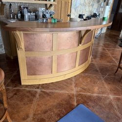 Home Bar - Wood, Granite, Metal