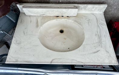 Sink 36 x 21 1/2 marble