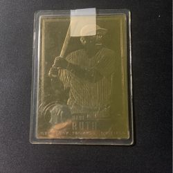 Babe Ruth Baseball Card