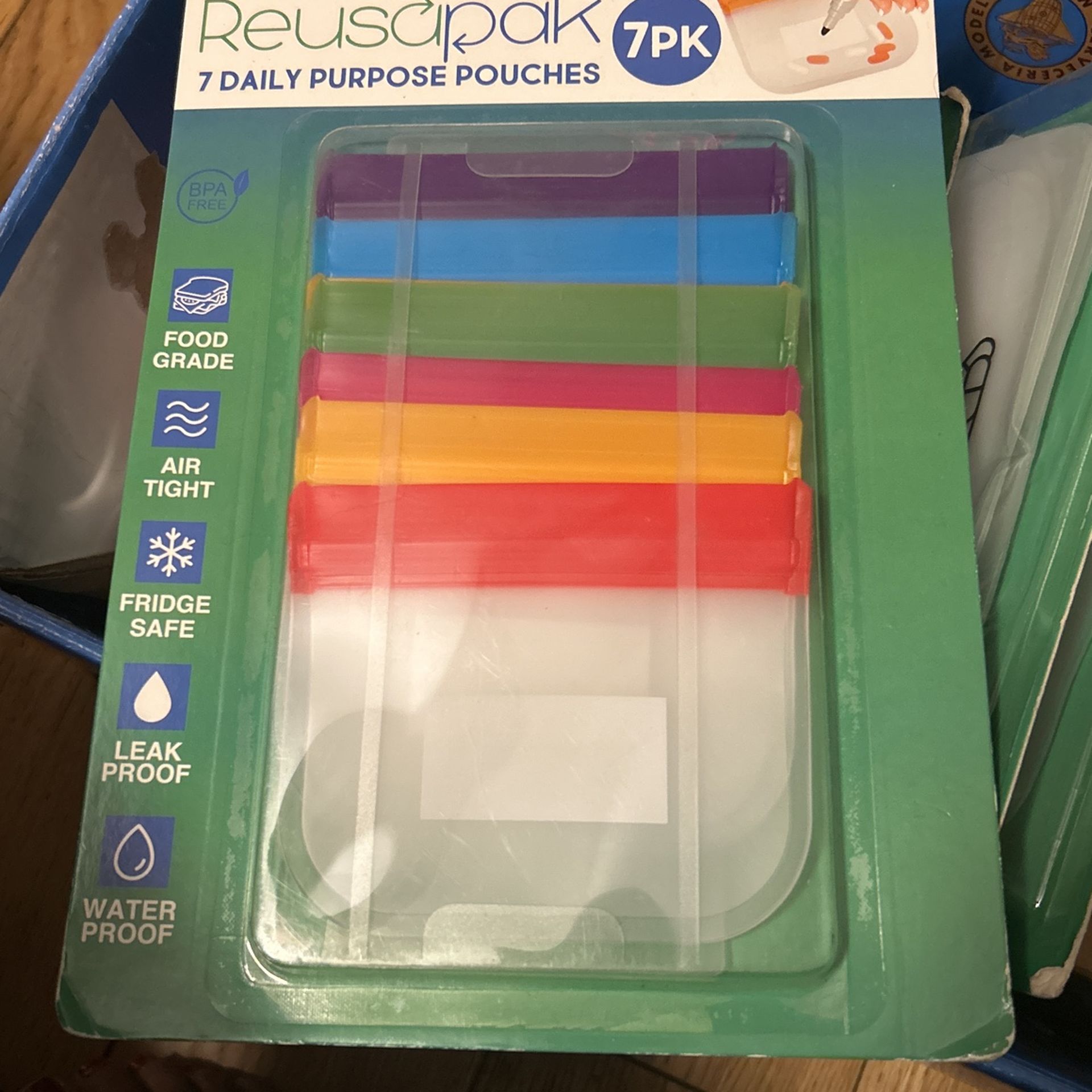 Reusable 7-Day Pouch Set