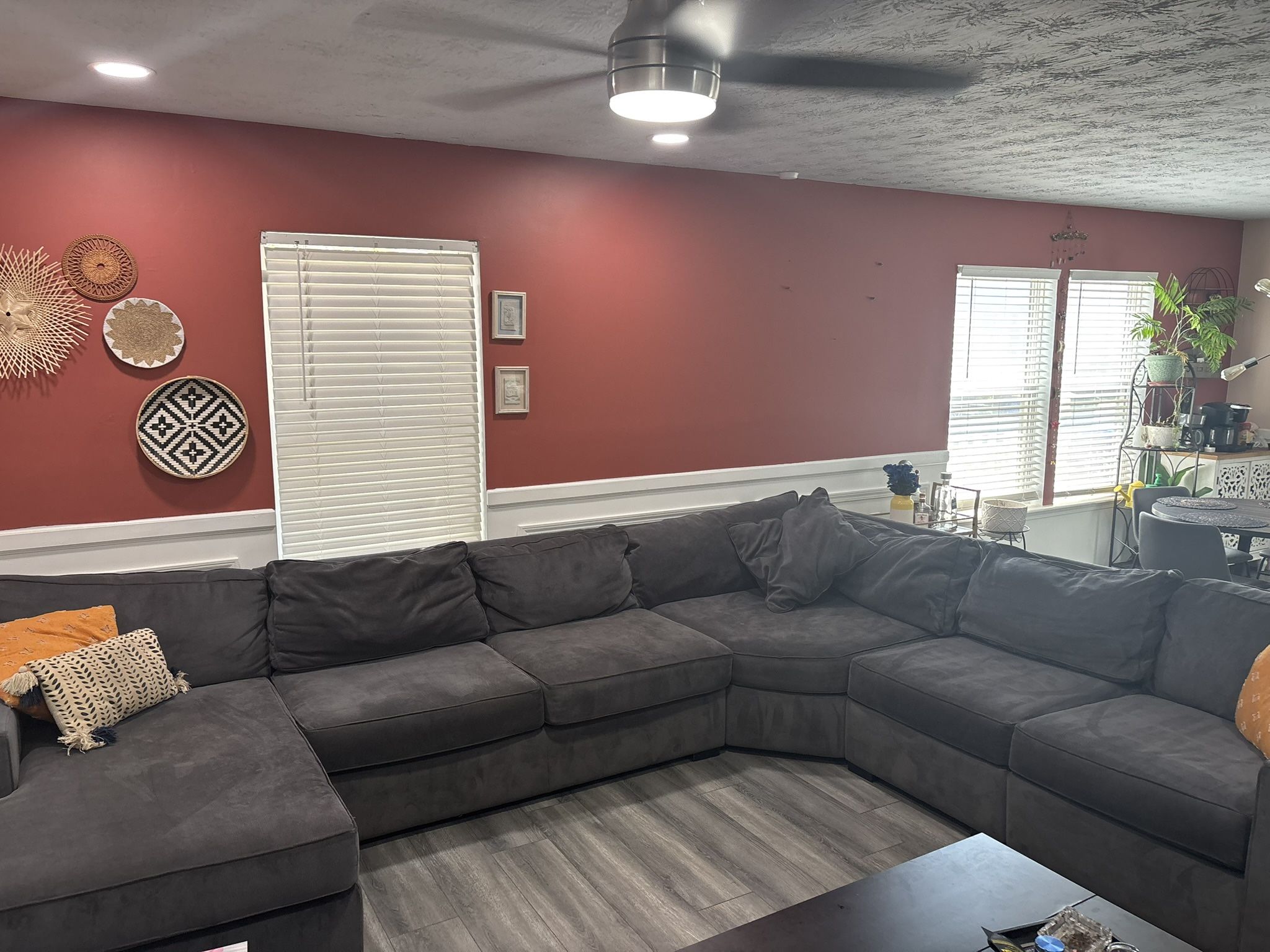 X-Large Custom Grey Sectional