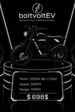 〽️AK2 Electric Dirt Bike 1000W | 34 MPH
