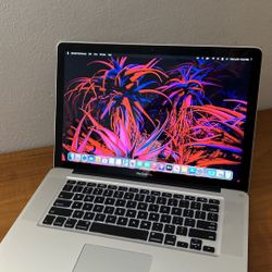 Apple MacBook Pro 15” I7/8GB/256GB SSD $175