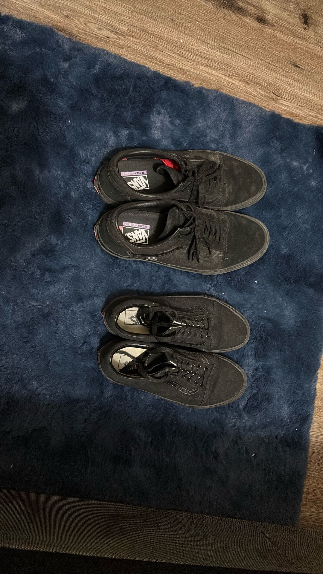 All Black Vans