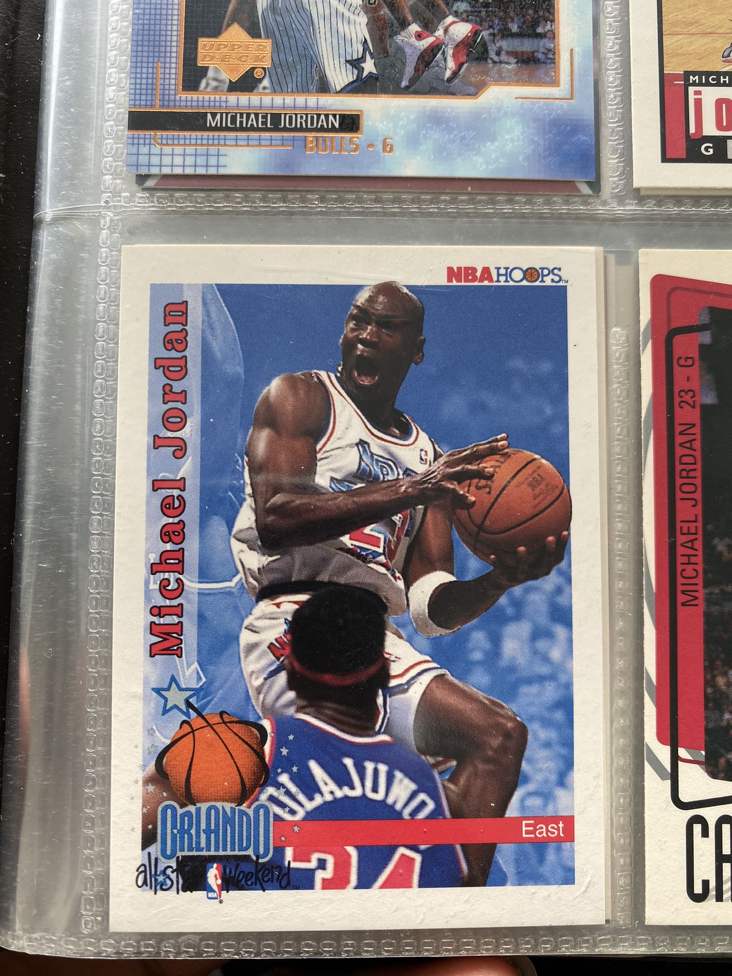 Rare Michael Jordan NBA Hoops All Star East Card