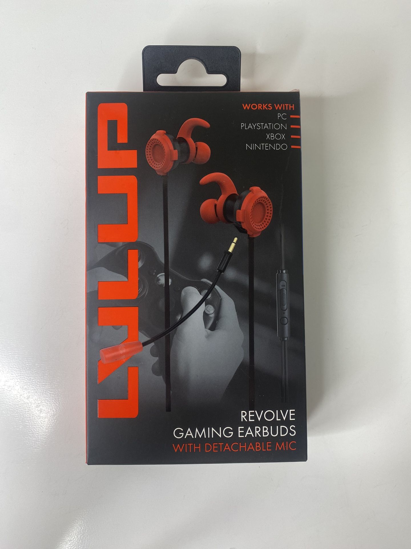 LVL Up Gaming Earbuds with Detachable Mic