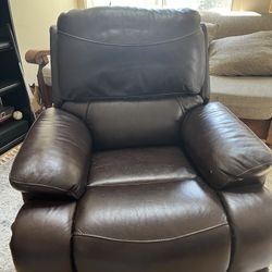 Leather Recliner Chair 