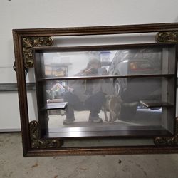 Antique Shadow Box Mirror