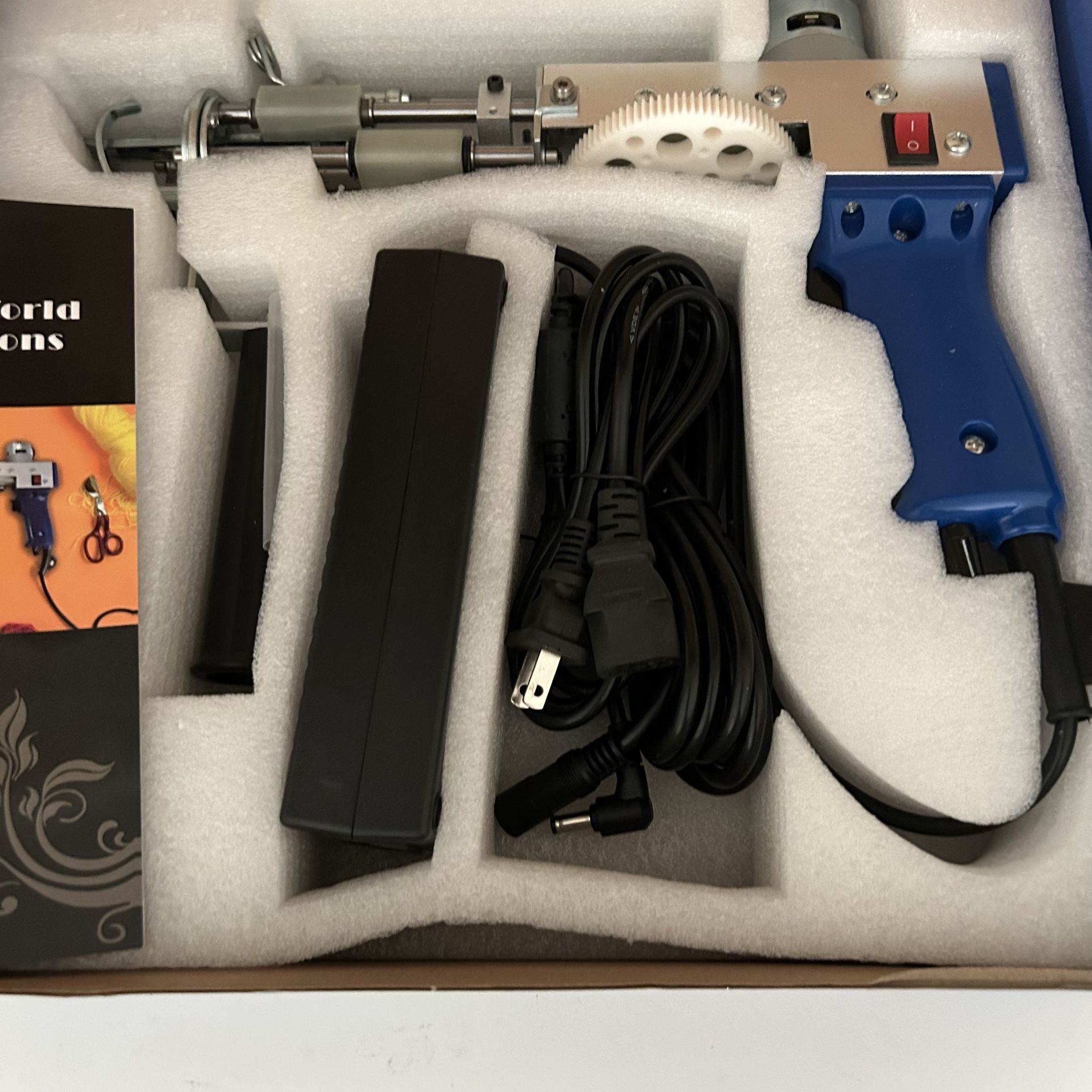 Brand New 2-in-1 Carpet Tufting Gun – Cut & Loop Pile