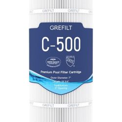 C500 Pool Filter Cartridges Replacement for Hayward C500, CX500-RE, Pleatco PA50-EC Pool Filter Cartridge Replacement for Unicel: C-7656, Filbur: FC-1