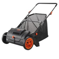 VEVOR Lawn Sweeper 21" Push Leaf & Grass Collector – New in Box