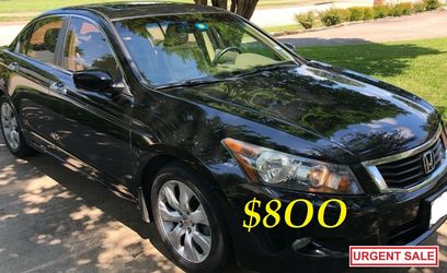 🟢💲8OO I'm selling urgent! 2OO9 Honda Accord Runs and drives great. Clean title in hand! Mechanically perfect! very strong V6🟢