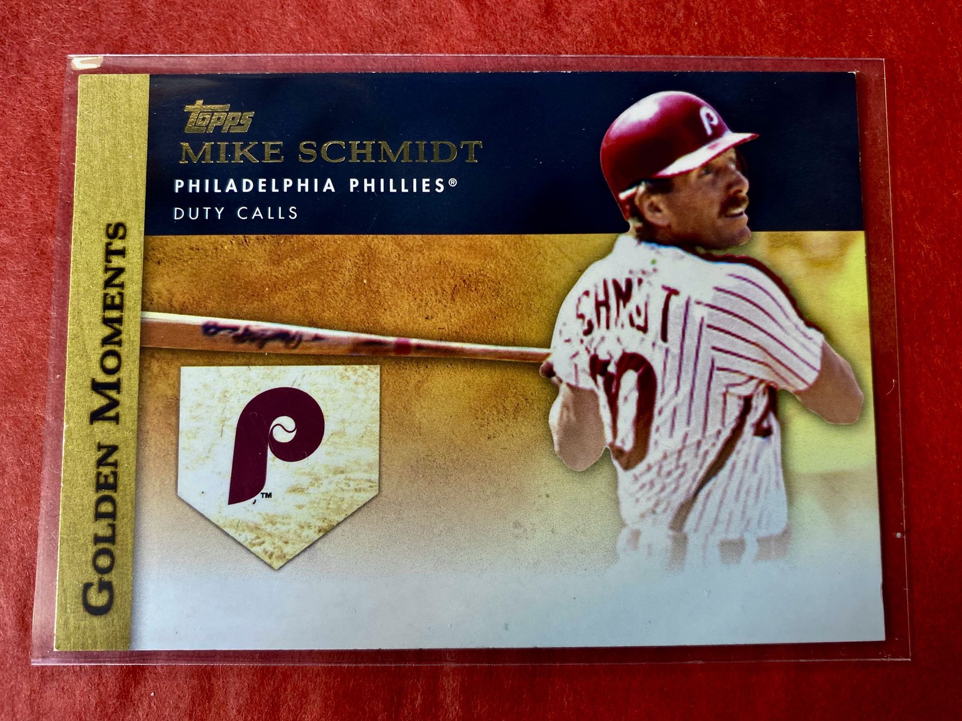 Mike Schmidt 2012 Topps Golden Moments “Duty Calls” Card
