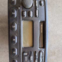 Vintage Car Radio Cassette Player, Used