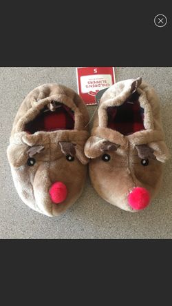 NWT baby reindeer indoor shoes size 2 3 4 5