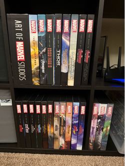 40 The Art of Marvel Studios Books & 8 Extras Books - Selling All Together