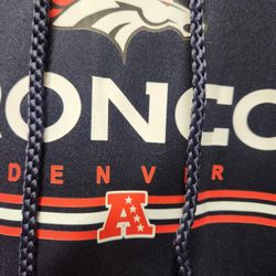 Denver Broncos AFC HOODIES Navy Performance Material Men's Women's  