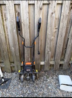 LawnMaster 18”, 13.5-amp corded electric tiller/cultivator