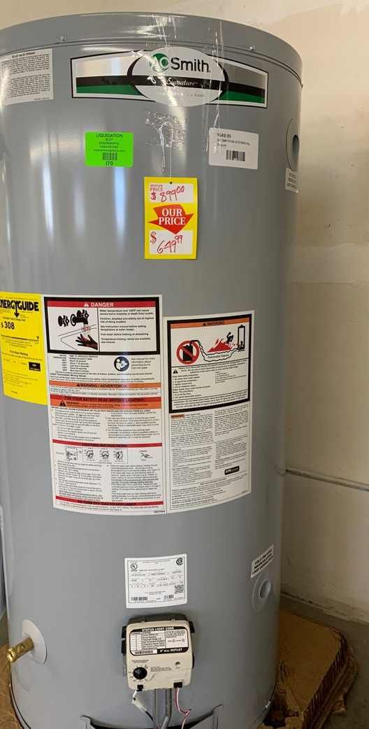 New AO Smith 74 Gallon Water Heater BQ49