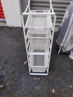 Mesh basket storage organizer