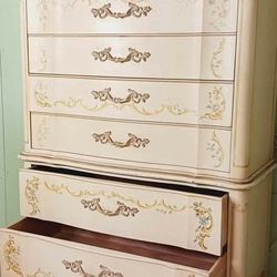Drexel Venetian Highboy Dresser,  Delivery