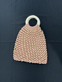Women’s Pink Beaded Purse