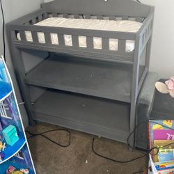 Gray Changing Table 