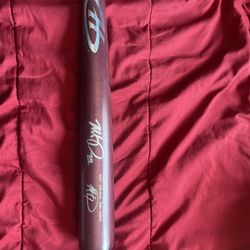 Autographed Baseball Bat
