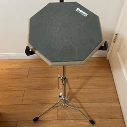  Stand  Pearl  Brand With Evans Practice Pad 12 Inch
