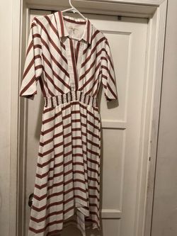 Maje Romalia Arripe Shirt Dress