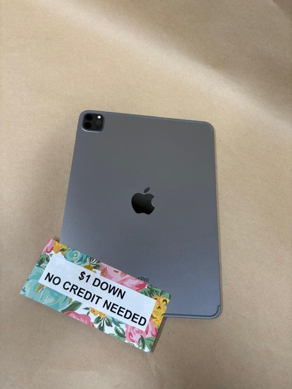 Apple IPad Pro 11 Inch 4th Gen Tablet M4 - Only $1 Today Pay The Rest Later! 