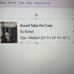 Pet Crate Table Like New!