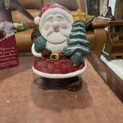 Home Trends Ceramic Santa Cookie Jar 1999