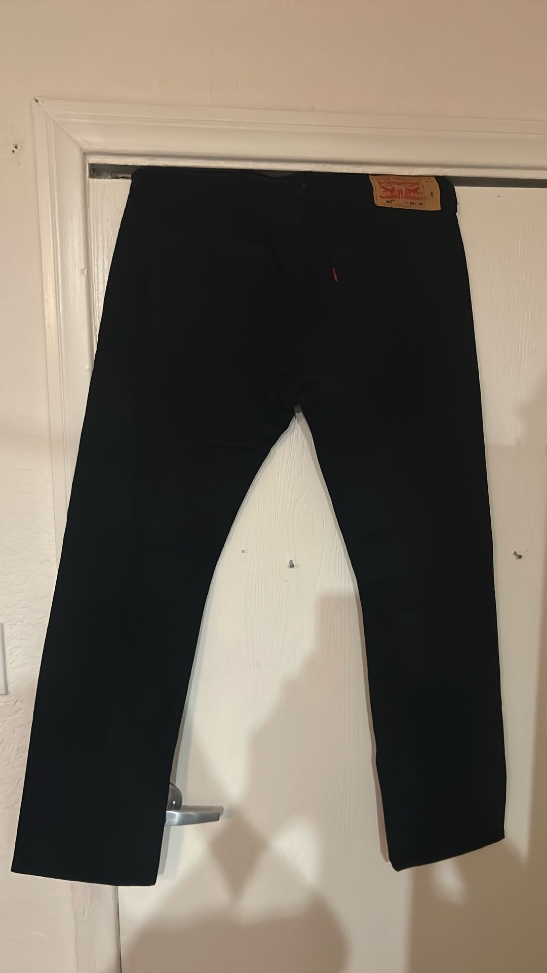 Solid Black Levis Jeans