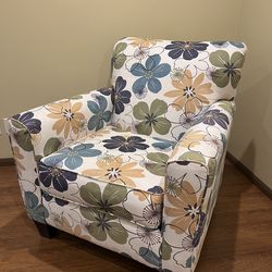 Comfortable Floral Chair