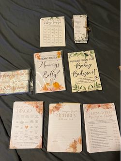 Baby shower games