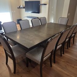 Dining Table With 10 Chairs