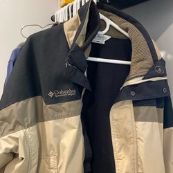 Winter Jacket By Columbia. Beage Color