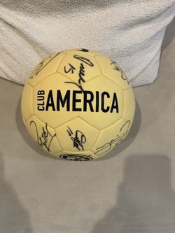 Club America Signed Ball